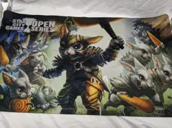 Star City Games Open Series Hoppin Rabbitmaster Neoprene Playmat 24" X 14" - Image 1