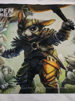Star City Games Open Series Hoppin Rabbitmaster Neoprene Playmat 24" X 14" - Image 3