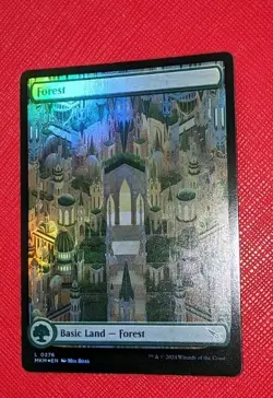 MTG *FOIL* Murders At Karlov Manor FOREST #276 NM - Image 1
