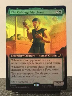The Cabbage Merchant - #203 Foil Extended Art Foil - Avatar - Mtg - Image 1