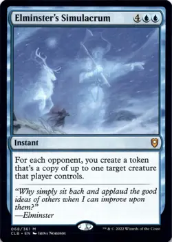 Elminster's Simulacrum Commander Legends: Battle for Baldur's Gate - Magic MTG N - Image 1