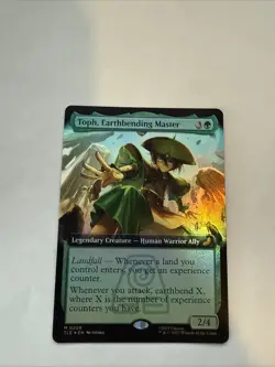 Toph Earthbending Master Extended Art Foil NM English MTG - Image 1
