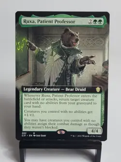 Magic The Gathering - Commander 2021 - Ruxa, Patient Professor - Extended Art - Image 1