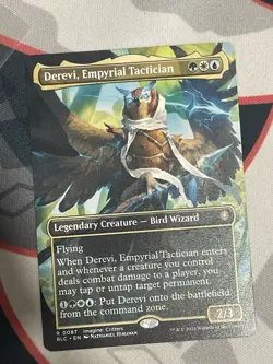 Derevi, Empyrial Tactician (Borderless) MTG Commander: Bloomburrow (BLC) - Image 1