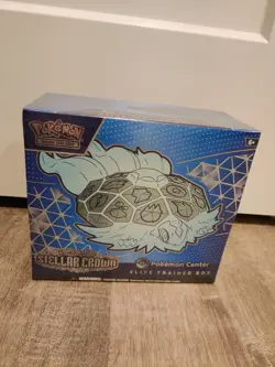 Pokemon TCG: Stellar Crown Pokemon Center Exclusive Elite Trainer Box ETB SEALED - Image 1