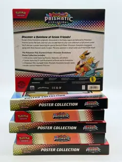 Lot of (6) Pokemon SV Prismatic Evolutions Poster Collection Boxes SEALED - Image 3