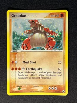 Groudon 102/101 Pokemon 2004 EX Hidden Legends-Secret Rare Holo -NM+ - Image 1