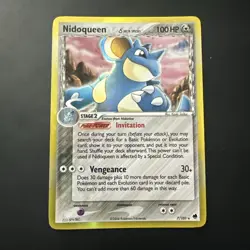 Nidoqueen (Delta Species) 7/101 ~LP Reverse Holo EX Dragon Frontiers Pokemon TCG - Image 1