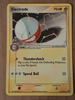 Pokemon Electrode 27/106 ex Emerald NM-MINT See Pictures - Image 1