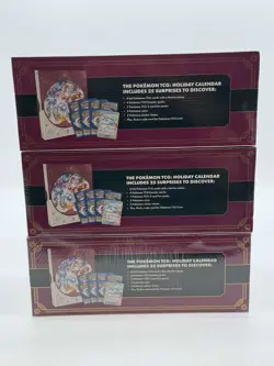 Lot of (3) Pokemon 2025 Holiday Calendar Box 25 Days of Pokemon Surprises - Image 3