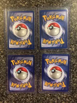 OMANYTE 1999 POKEMON FOSSIL 52/62 (LOT OF 4) NEVER PLAYED/NM! - Image 2