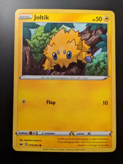 Pokemon TCG Joltik 70/202 Sword & Shield Base Set Mint/NM Condition - Common - Image 1