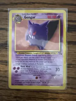 Pokemon TCG Gengar Fossil 20/62 Non-holo LP - Image 1