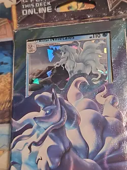 Pokemon Sun and Moon Burning Shadows Luminous Frost Alolan Ninetales Theme Deck - Image 1