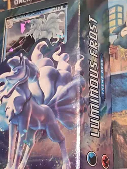 Pokemon Sun and Moon Burning Shadows Luminous Frost Alolan Ninetales Theme Deck - Image 2