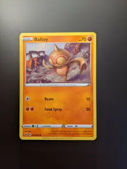 Pokemon TCG Baltoy 101/202 Sword & Shield Base Set Mint/NM Condition - Common - Image 3