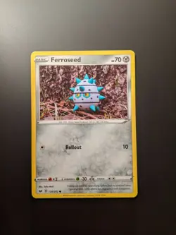 Pokemon TCG Ferroseed 130/202 Sword & Shield Base Set Mint/NM Condition - Common - Image 2