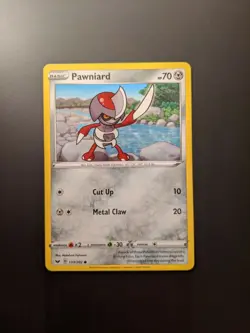 Pokemon TCG Pawniard 133/202 Sword & Shield Base Set Mint/NM Condition - Common - Image 3