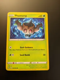 Pokemon TCG Phantump 14/192 Rebel Clash Mint/NM Condition - Common - Image 2