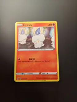 Pokemon TCG Litwick 31/192 Rebel Clash Mint/NM Condition - Common - Image 3