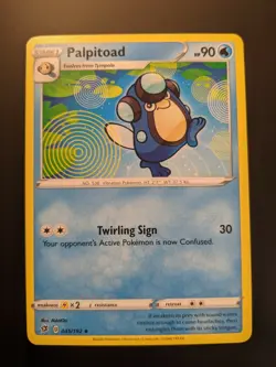 Pokemon TCG Palpitoad 45/192 S&S Rebel Clash Mint/NM Condition - Uncommon - Image 1