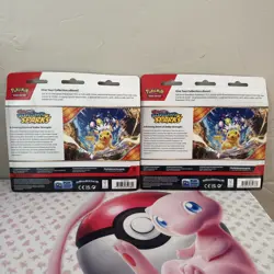 NEW- Pokemon Surging Sparks 3 Pack Blister Set of 2- Zapdos & Quagsire- Sealed - Image 2