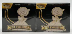 Lot of (2) Pokemon Mega Evolution ME01 Base Set Elite Trainer Boxes SEALED - Image 1