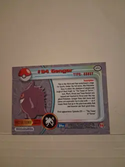Gengar #94 2000 Topps Series 2 Pokemon Blue Logo TV Animation Edition Mint - Image 2