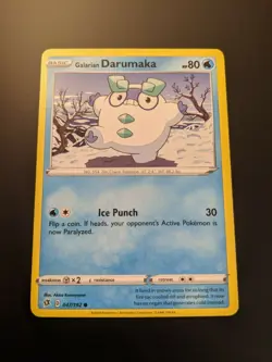Pokemon TCG Galarian Darumaka 47/192 S&S Rebel Clash Mint/NM Condition - Common - Image 2