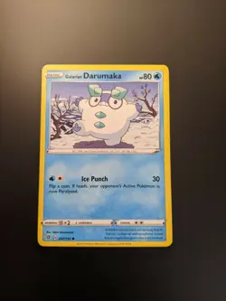 Pokemon TCG Galarian Darumaka 47/192 S&S Rebel Clash Mint/NM Condition - Common - Image 3