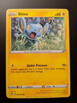 Pokemon TCG Common Shinx 60/192 S&S Rebel Clash Mint/NM Condition - Image 1