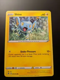 Pokemon TCG Common Shinx 60/192 S&S Rebel Clash Mint/NM Condition - Image 2