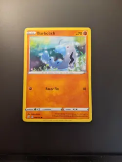 Pokemon TCG Common Barboach 99/192 S&S Rebel Clash Mint/NM Condition - Image 3