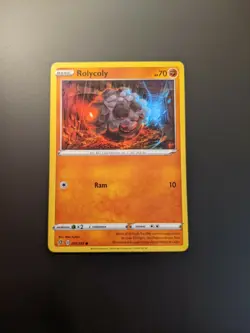 Pokemon TCG Common Rolycoly 105/192 S&S Rebel Clash Mint/NM Condition - Image 3