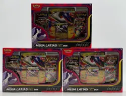 Lot of (3) Pokemon TCG Mega Evolution Mega Latias ex Boxes SEALED - Image 1