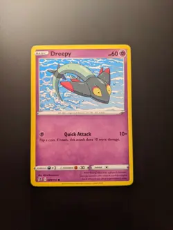 Pokemon TCG Common Dreepy 89/192 S&S Rebel Clash Mint/NM Condition - Image 3