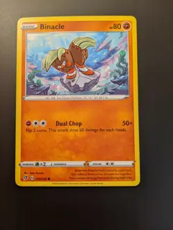Pokemon TCG Common Binacle 103/192 S&S Rebel Clash Mint/NM Condition - Image 2