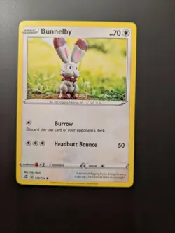 Pokemon TCG Common Bunnelby 146/192 S&S Rebel Clash Mint/NM Condition - Image 1