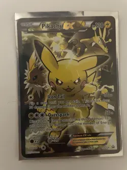 Pikachu EX (XY124/XY) Pokemon Promo - Holo Rare - NM - Image 1