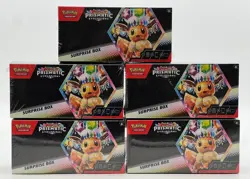 Lot of (5) Pokemon Scarlet & Violet Prismatic Evolutions Surprise Boxes SEALED - Image 1