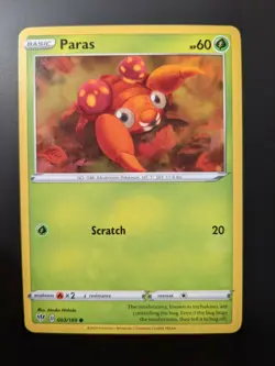 Pokemon TCG Common Paras 3/189 S&S Darkness Ablaze Mint/NM Condition - Image 1