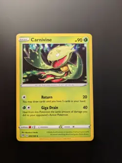 Pokemon TCG Uncommon Carnivine 5/189 S&S Darkness Ablaze Mint/NM Condition - Image 3