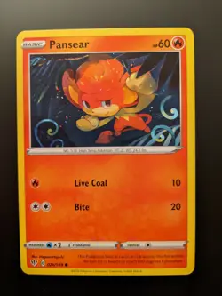 Pokemon TCG Common Pansear 26/189 S&S Darkness Ablaze Mint/NM Condition - Image 1
