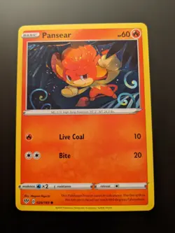 Pokemon TCG Common Pansear 26/189 S&S Darkness Ablaze Mint/NM Condition - Image 2