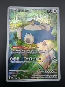 Snorlax SVP 051 Full Art Holo Pokemon Black Star Promo ETB - Image 3