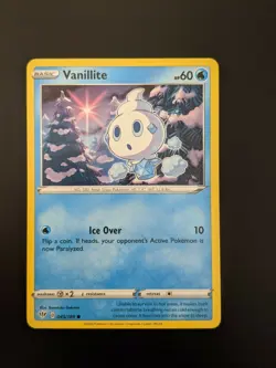 Pokemon TCG Common Vanillite 45/189 S&S: Darkness Ablaze NM/Mint Condition - Image 3