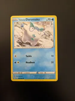 Pokemon TCG Common Galarian Darumaka 43/189 Darkness Ablaze NM/Mint Condition - Image 3