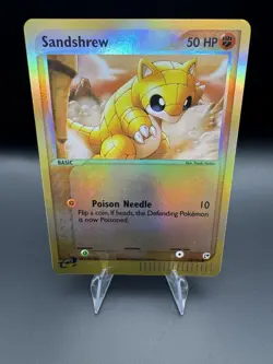 Sandshrew 75/100 Pokemon EX Sandstorm Reverse Holo 2003 E-Reader - Image 1