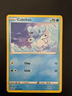 Pokemon TCG Common Cubchoo 48/189 S&S: Darkness Ablaze NM/Mint Condition - Image 1