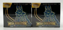 Lot of (2) Pokemon Mega Evolution ME01 Base Set Elite Trainer Boxes SEALED ETB - Image 1